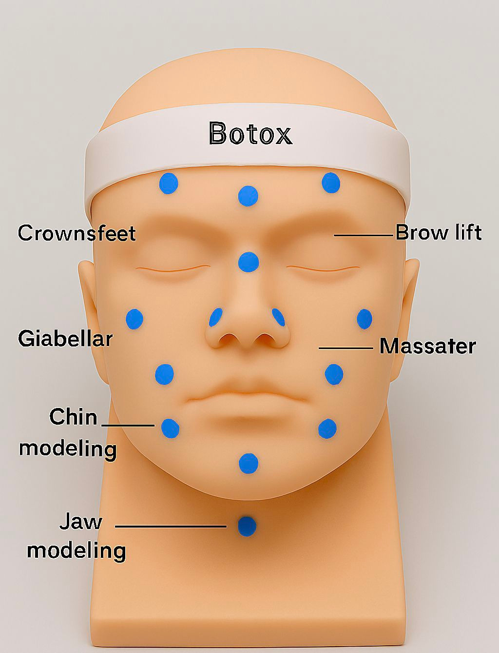مولاژ تزریقات بوتاکس و فیلر